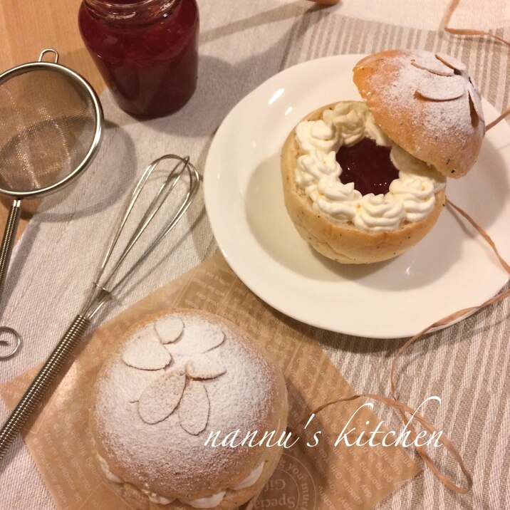 北欧フィンランドの伝統菓子 セムラ レシピ 作り方 By Nannu S Kitchen 楽天レシピ 北欧フィンランドの伝統菓子 セムラ レシピ 作り方 By Nannu S Kitchen 楽天レシピ